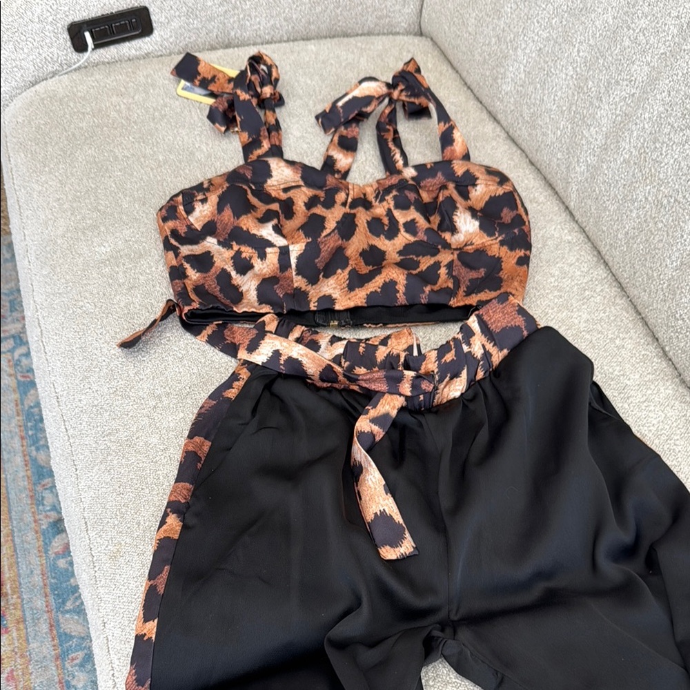 Leopard Print Women's Jumpsuit